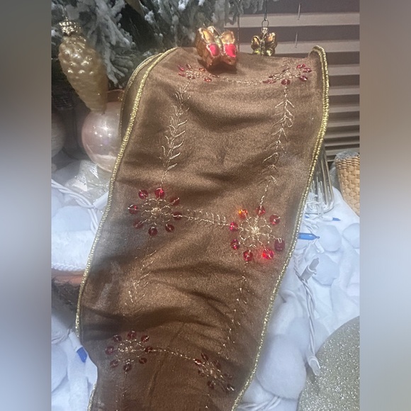 Two rolls of Wide Christmas ribbon 4”x22.5 ft. - Picture 2 of 14